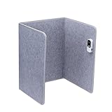 SROCHN Infrarot Schreibtischheizung 205W, Wärmeplatte mit 3 Heizstufen & 6H Timer, 127x40cm Groß, inkl. Flanell-Decke, Überhitzungs- & Kippschutz für Büro, Homeoffice, unter dem Schreibtisch