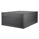 SilverStone Technology RM52, 5HE-Rackmount-Servergehäuse mit Zwei 360-mm-Lüftern und Flüssigkühlkompatibilität, SST-RM52
