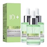 Azelaic Acid 10+ Hyaluron Redness Soothing Serum, Azelainsäure Gesichtsserum, Azelaic Acid Serum, Hyaluron Serum, Gesichtsserum Gegen Rötungen Hellt Pickelmale auf für Empfindliche Haut