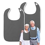 FZSECRIU 2 Stück Geeignet für Menschen mittleren und höheren Alters lätzchen für erwachsene，latz für erwachsene，sabberlatz für，lätzchen für lustig，schlabberlatz für