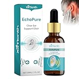 Tinnitus Relief, Tinnitus-Ohrentropfen, Effektive bei akutem & chronischem,Tinnitus Relief for Ringing Ears, Ihre Ohren zu Reinigen, 30ML