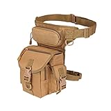 TOYANDONA Wasserdichtes Beinbeutel Tasche Drop-Beinbeutel Oberschenkel Biker Taille Wandern Gürtel im Freien Beinbeutel für den Sport Oxford-Stoff Khaki