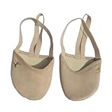 YIZITU Damen Tanzschuhe Rhythmische Gymnastikschuhe Halbsohlen Ballettschuhe Bauchtanzschuhe Halbsocken Tanzschuhe Pirouettenschuhe Halbsohlen Ballettschuhe Gymnastikschuhe