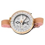 KOMBIUDA Kompass beobachten Karte Autokompass Rucksack-Kompass Überlebensausrüstung Zelt wanderkompass für outdoorfans Camping-Outdoor-Zubehör Outdoor-Camping-Versorgung Leder