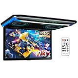 XTRONS 17,3“ Digital TFT FHD 16:9 Bildschirm für Auto Bus unterstützt 1080P Video Auto Overhead Player Auto Monitor mit HDMI Port Automosphäre LED Licht Windows CE für Urlaub (CM173HD)