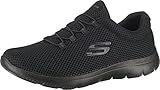 Skechers Damen Summits Sneaker , Schwarz , 38 EU