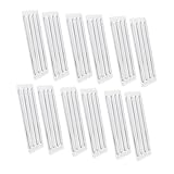 FONDOTIN 12 Blatt Fersenliner für Schuhe Transparentes Hautfreundliches Material Abriebfestes und Bequemes Fersenpolster Selbstklebende Anti blasen Pads für Sandalen und High Heels Schutz