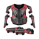 Motocross Kinder - Kinder Protektoren Set, Brustpanzer Motorrad | Jugend Cross Protektoren, Motorrad Arm Anzug Kinder, Motocross Für Kinder Fahrten, Bietet Umfassenden Körperschutz Beim Fahren