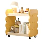 Bücherregal auf Rollen, Spielzeug-Organizer für, Bücherregal auf Rollen, für Schlafzimmer,