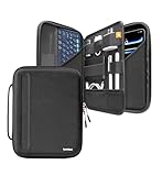 tomtoc Portfolio Tablet Tasche für 11 Zoll iPad Pro M4 OLED 2024, 11 Zoll iPad Air M2 2024, 11 Zoll iPad Pro M2&M1, iPad Air 5, iPad 10, Aufbewahrung Hülle Hartschale für Magic/Smart Keyboard/Zubehör