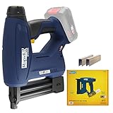 Rapid BTX606 Akku-Tacker 18V P4A – Kabellose Tackerpistole für Klammern Typ 606 (12–25 mm) und Nägel Typ 8 (15–30 mm) – Kompatibel mit Bosch POWER FOR ALL Akku – Ohne Akku und Ladegerät