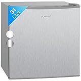 Bomann® Gefrierbox 31L Nutzinhalt | Gefrierschrank klein mit Gitterablage | wechselbarer Türanschlag & stufenlose Temperaturregelung | Mini Gefrierschrank mit 4 Sterne-Kennzeichnung | GB 341.1 inox