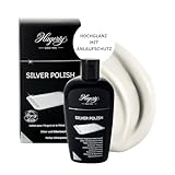 Hagerty Silver Polish 250 ml I Effiziente Silber-Politur für Silber und versilbertes Metall I Polierpaste mit Sofortwirkung für Vasen Rahmen Accessoires Dekorationsartikel usw I für erneuerten Glanz