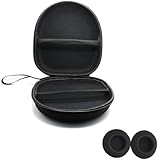 Kopfhörer Tasche für on Ear/Over Ear Headset,Universal Headset Hartschalen Aufbewahrung Case Ohrhörer Schutztasche Case Reisetasche Kopfhörer Tasche für Kopfhörer- Schutzhülle in Schwarz