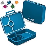 My Vesperbox – Bia - Bento Box Kinder - NEU - VERSTÄRKTE VERSCHLÜSSE - Auslaufsicher & BPA Frei - extrem robust - Lunchbox – Brotdose - ideal für Kindergarten und Schule… (Petrol)