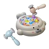 NOLITOY 1 Satz kognitives interaktives Hamster säugling beemysafe lustiger Maulwurfangriff entzückendes Maulwurf- Plastik