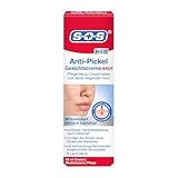 SOS Anti-Pickel Gesichtscreme Akut, medizinische Gesichtspflege bei Akne, reduziert Anzahl an Pickeln und Mitessern und beugt Neubildung vor, mit MicroSilber und Laurinsäure, 1 x 50 ml
