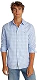 Tommy Jeans Herren Hemd Poplin Check Regular Fit, Mehrfarbig (Sweet Blue Small Check), XL