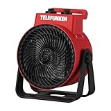 TELEFUNKEN Industrie Heizer Bauheizer Heizstrahler elektrisch Heizgebläse elektrischer Heizlüfter Heizkanone Elektro Heizer Keramikheizer Heizstrahler elektrisch | THL-3kW