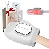 Wireless Handmassagegerät mit Wärme, Elektrisches Handmassagegerät, Finger-Massagegerät mit 3 Luftkompression-Modi und 5 Stufen der Einstellbaren Stärke, Geschenke für Frauen und Männer