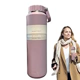 Isolierte Thermosflasche, Trinkflasche aus Edelstahl, tragbar, Vakuum, 710 ml, für Fitnessstudio, Wandern, Radfahren, Camping, Outdoor, täglichen Gebrauch