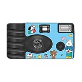 Klassische Einwegkamera mit festem Fokussierobjektiv, 27 Sofortbildfilm für Freizeitabenteuer, Anfängerfreundlich, einfach zu bedienende Filmkamera für Anfänger