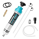 DURATECH Ölabsaugpumpe 200ml Handpumpe mit Füllstandanzeige Ölspritze 284 MM Öleinfüllpumpe Geeignet für Motoröl, Getriebeöl, Hinterachsöl und Kühlflüssigkeit