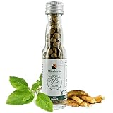 Miraherba Vata Balance Teaballs - Ayurvedischer Kräutertee mit Ashwaganda und Tulsi für innere Harmonie und Stressabbau, Genuss ohne Teebeutel, 100% Bio-Zutaten - 30 Tassen