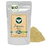 Azafran BIO Ingwer, Ingwerpulver, Ingwerwurzel zu Pulver (Ginger Powder) gemahlen 500g