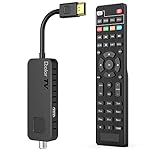 Dcolor DVB-S/S2 Sat Receiver - HDMI Full-HD 1080P Satelliten Receiver TV Stick [Versteckt hinter TV] - USB2.0 Media Player und PVR-Rekorder [2in1 TV-Steuerelemente] [Astra Hotbird Vorinstallation]