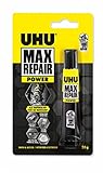 UHU Max Repair POWER Tube – Extra starker Reparaturkleber ohne Lösungsmittel für alle Materialien – Für innen und außen – 1 x 20 g