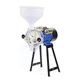 2200W Elektrisch Getreidemühle Schrotmühle Mehlmühle Kornmühle Grinder Sojamilch Nassmühlenmaschine Mahlmaschine für Küchengerät, Reis und Bohnen, hohe Kapazität und Effizienz