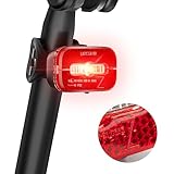 Ventvinal LED Fahrrad Rücklicht Bremslicht, Fahrradlicht USB Aufladbar mit Reflektor, StVZO zugelassen Fahrradbeleuchtung IPX5, Fahrrad Rücklichter mit Reflektoren Standlicht Schwarz