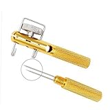 TOYANDONA 2 STÜCK Metall Knotenbinder für Angelhaken Tragbares Knotenbindewerkzeug Langlebigem Material Gold für Effektives Angeln für Hobbyangler und Profis