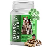 Tierkraft Gelenktabletten für Hunde - Made in Germany - Gelenktabletten Hund mit Grünlippmuschel - Teufelskralle Hund - MSM Hund & Grünlippmuschel Hund - 100 Gelenk- & Knochenschutz Tabletten