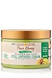 Creme of Nature, Pure Honey Hair Food Avocado, formende Creme mit Avocadoöl und Honig, definiert und pflegt Locken, Behandlung für lockiges und krauses Haar, Leave-in, 326ml