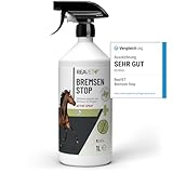 ReaVET TESTURTEIL SEHR GUT Bremsen Stop **TESTSIEGER** Fliegenspray Pferde 1L mit pflegender AloeVera, Insektenspray mit Sofortschutz & Pferdepflege, Bremsenspray Bremsenblocker gegen Fliegen