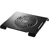 Cooler Master NotePal CMC3 Notebook-Kühler 'Leiser 200mm Lüfter, 700UPM, Kompatibel mit bis zu 15.6 Zoll Laptops' R9-NBC-CMC3-GP, Schwarz