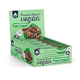 Multipower Vegan Protein Layer Hazelnut Nougat Bar Energieriegel (15 x 55 g) – veganer Proteinriegel mit 24% Protein – kalorienarmer Eiweißriegel mit Haselnuss-Nougat-Geschmack