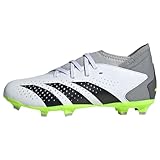 adidas Predator Accuracy.3 Firm Ground Boots Fußballschuhe (Fester Untergrund), FTWR White/core Black/Lucid Lemon, 38 2/3 EU