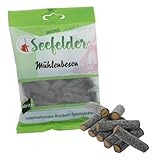 Seefelder Mühlenbesen 100 g – Klassische Kräuterbonbons mit Lakritzgeschmack – Wohltuend für Hals & Atem – Traditionelle Rezeptur – Lakritz Bonbons