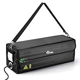 toptrek Ebike Akku Tasche, Feuerfest bis 1000°C,Akku Tasche Wasserdicht Explosionssicher, Lipo Safe Bag für Lagerung Transport Aufladung, Ebike akku schutzhülle Großraum 49 x 15 x 15 cm (1 Stück)