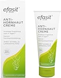 efasit Anti-Hornhaut Creme, 75ml - Hornhautentferner Creme mit Säure-Komplex bei verhornten Füßen, hemmt Hornhautneubildung, Hornhaut Reduziercreme liefert sichtbare Ergebnisse nach 4 Tagen