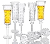 Srgeilzati Port-Gläser mit Stiel, Likörglas, Schnapsgläser, Limoncello-Gläser, 4.5cl