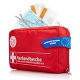 BigDean KFZ Verbandstasche 2025 nach aktueller Norm DIN 13164:2022 Auto Verbandskasten Erste Hilfe Set KFZ Verbandskasten Erste Hilfe Kasten (StVO konform)