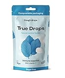 True Drops - MENTHOL/zuckerfreie Hustenbonbons/kompostierbare Verpackung / 1 x 70g