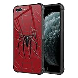 Schutzhülle für iPhone 7 Plus/8 Plus, cooles Spider1 für Mädchen und Damen, Muster, stoßfest, kratzfest, für Apple iPhone 7 Plus/8 Plus 6,5 Zoll