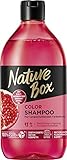 Nature Box Shampoo Color (385 ml), Shampoo für getönte, gesträhnte & gefärbte Haare mit Granatapfel-Öl verleiht langanhaltenden Farbschutz, Flasche aus 100 % Social Plastic