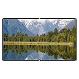 Projektor-Leinwand – 4K HD Anti-Licht-Projektionsleinwand, 16:9 Großbildschirm, Projektorvorhang, 152,4–330,2 cm, faltbares, tragbares Filmtuch für Heimkino, Wand oder Decke