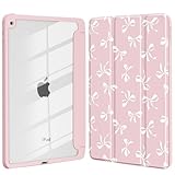 Idocolors Schutzhülle für iPad 10. / 11. Generation (2022/2025) 11 Zoll (27,7 cm), transparente harte Rückseite mit Stifthalter, dreifach faltbarer Ständer, vollständige Umwicklung, Schutzhülle für